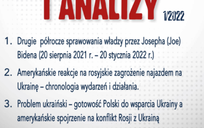 Analiza prezydentury Josepha Bidena, w tym amerykańskie reakcje na rosyjskie zagrożenie najazdem na Ukrainę oraz sytuacja Polski w obliczu inwazji rosyjskiej na Ukrainę.